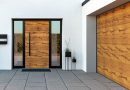 Drzwi zewnętrzne i brama garażowa – spójny design